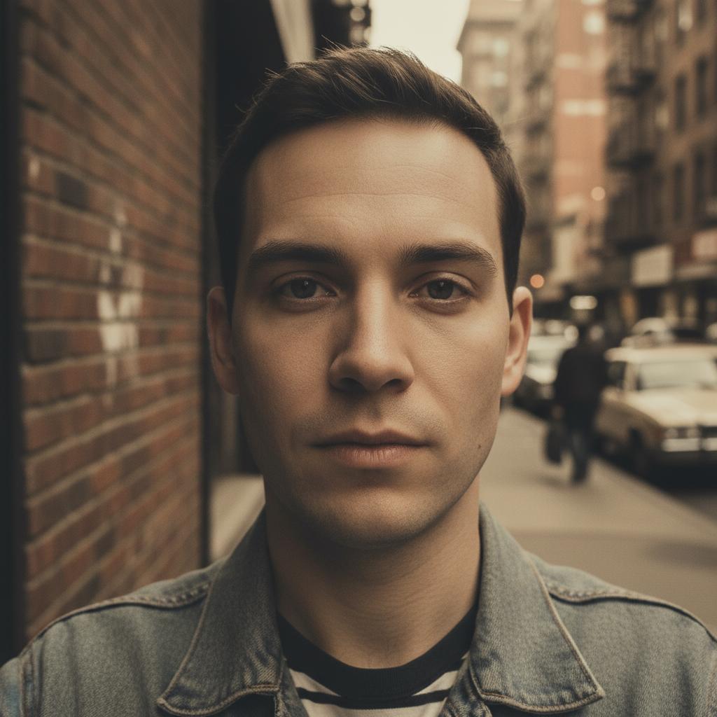 1990s Retro Street Portrait