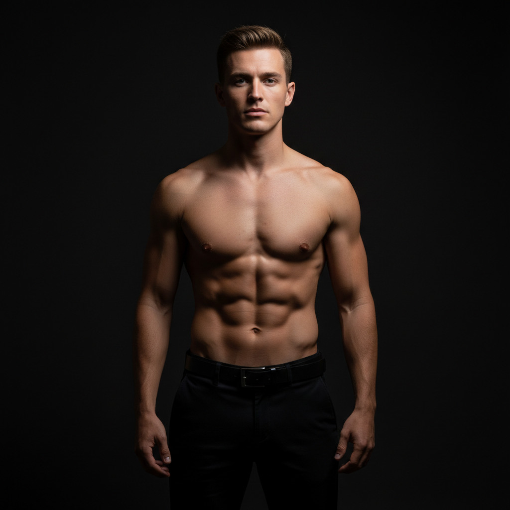 Black Background Power Portrait