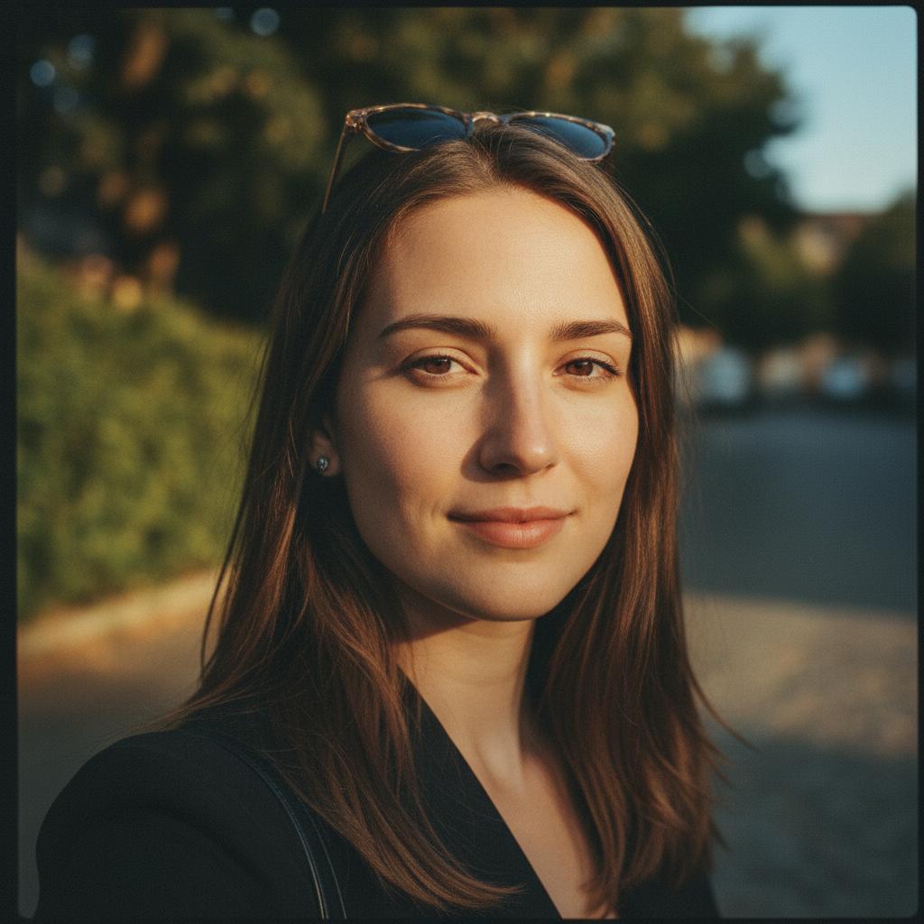 Retro Outdoor Film Portrait