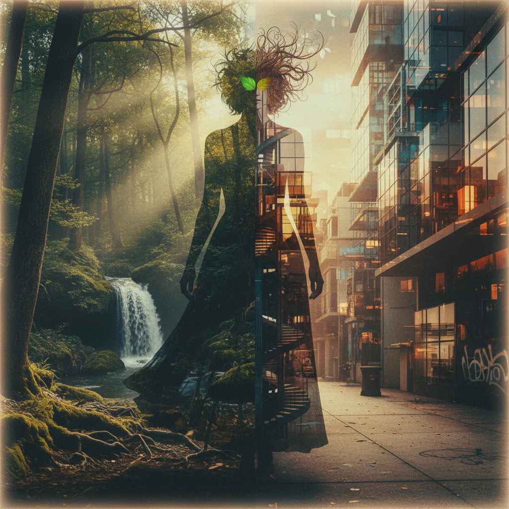 Surreal Double Exposure